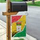 Happy Burkina Faso Garden Flag Independence Day - Bogolan Pattern - African Pride