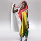 Happy Burkina Faso Hooded Blanket Independence Day - Bogolan Pattern - African Pride
