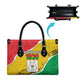 Burkina Faso Independence Day Leather Bag Coat Of Arms - Grunge Style