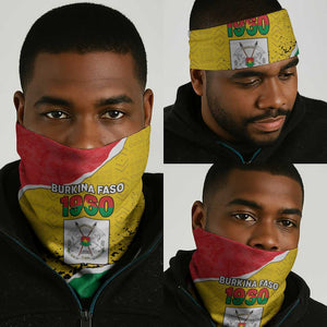 Happy Burkina Faso Neck Gaiter Independence Day - Bogolan Pattern LT15