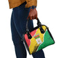 Happy Burkina Faso Shoulder Handbag Independence Day - Bogolan Pattern - African Pride