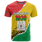 Personalized Happy Burkina Faso T shirt Independence Day - Bogolan Pattern - African Pride