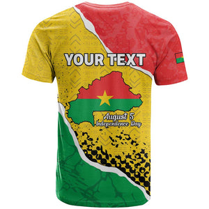 Personalized Happy Burkina Faso T shirt Independence Day - Bogolan Pattern - African Pride