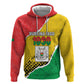 Personalized Happy Burkina Faso Zip Hoodie Independence Day - Bogolan Pattern - African Pride