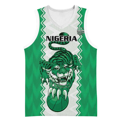 Afro Basketball Custom Nigeria Basketball Jersey Go Champions DTigers LT15