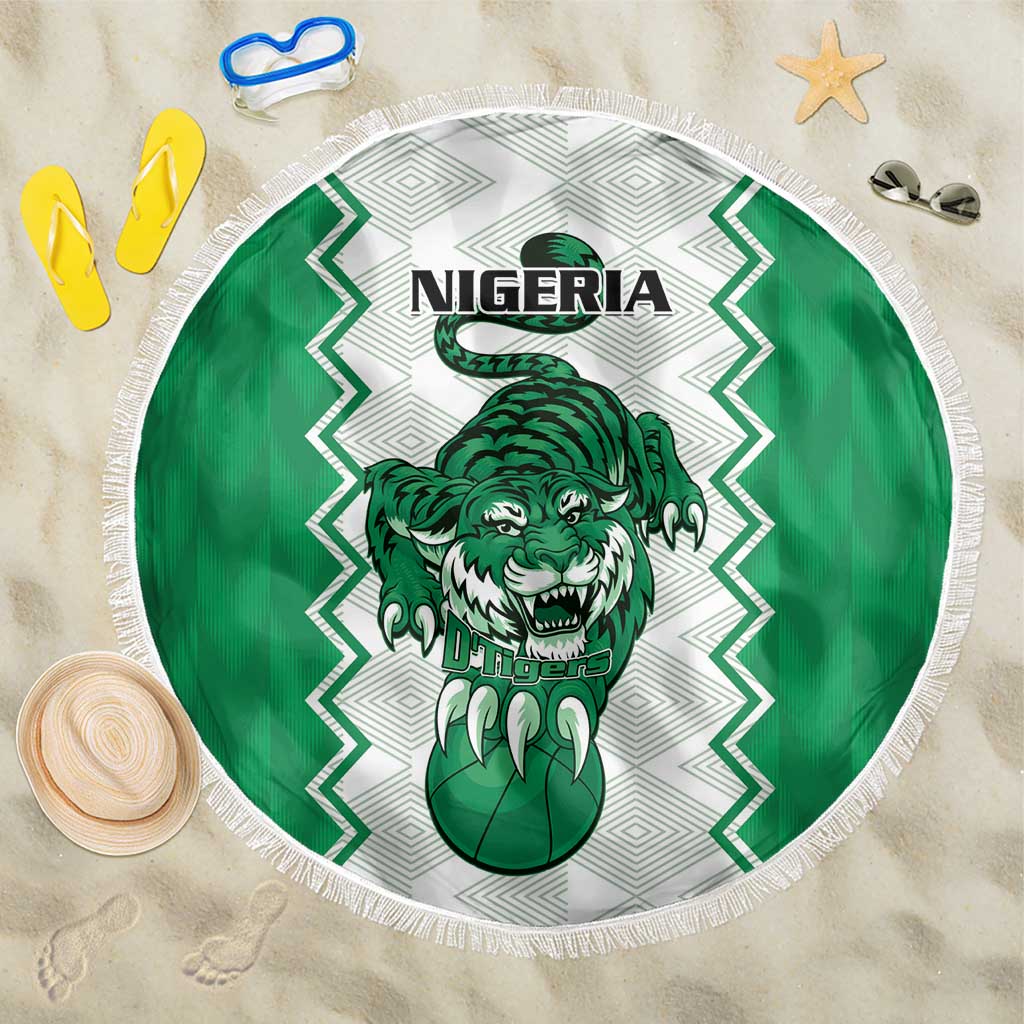 Afro Basketball Nigeria Beach Blanket Go Champions DTigers - African Pride