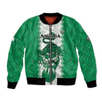 Afro Basketball Custom Nigeria Bomber Jacket Go Champions DTigers - African Pride