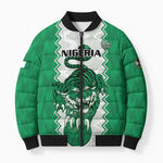 Nigeria Basketball Custom Bomber Puffer Jacket Go DTigers