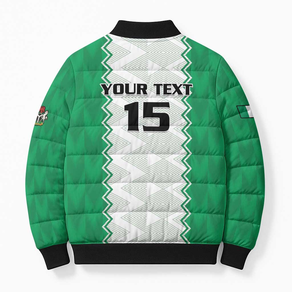 Nigeria Basketball Custom Bomber Puffer Jacket Go DTigers