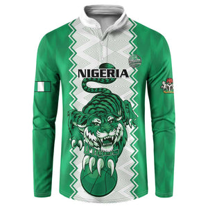 Nigeria Basketball Custom Button Sweatshirt Go DTigers
