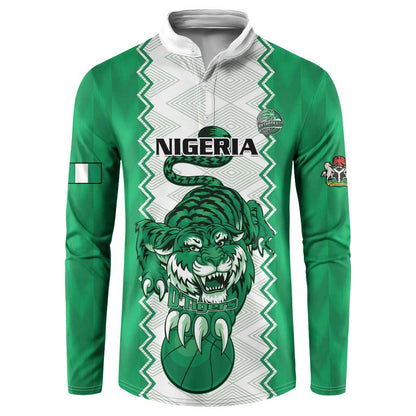 Nigeria Basketball Custom Button Sweatshirt Go DTigers