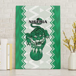 Afro Basketball Nigeria Canvas Wall Art Go Champions DTigers - African Pride