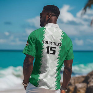Afro Basketball Custom Nigeria Hawaiian Shirt Go Champions DTigers - African Pride