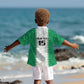 Afro Basketball Custom Nigeria Kid Hawaiian Shirt Go Champions DTigers - African Pride