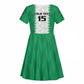 Afro Basketball Custom Nigeria Kid Short Sleeve Dress Go Champions DTigers - African Pride