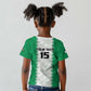 Afro Basketball Custom Nigeria Kid T shirt Go Champions DTigers - African Pride