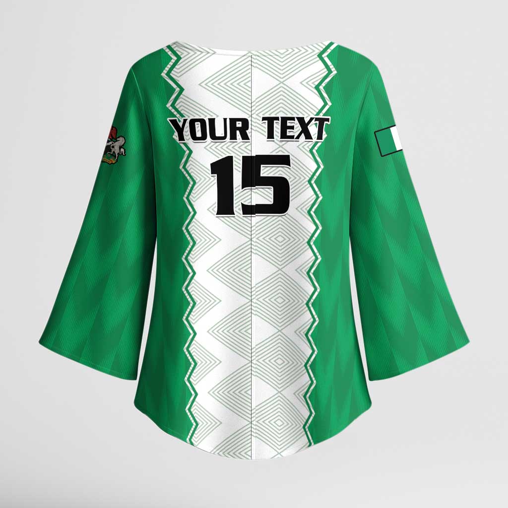 Nigeria Basketball Custom Kimono Sleeve Blouse Go DTigers