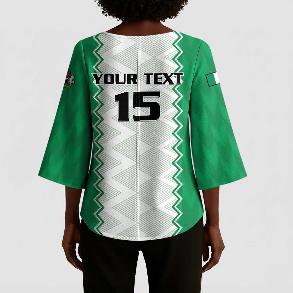 Nigeria Basketball Custom Kimono Sleeve Blouse Go DTigers