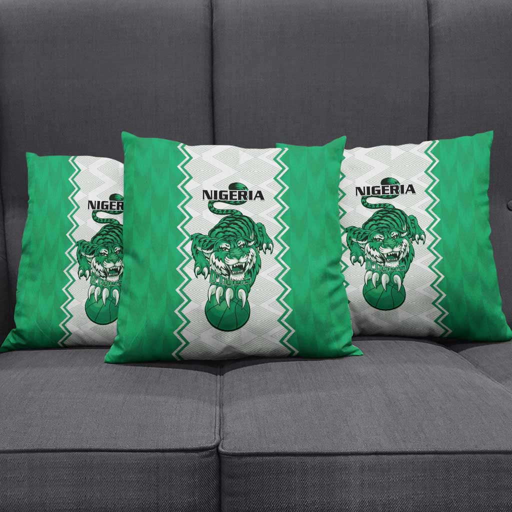 Nigeria Basketball Pillow Cover Go DTigers