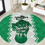 Afro Basketball Nigeria Round Carpet Go Champions DTigers - African Pride