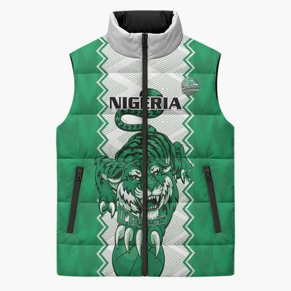 Nigeria Basketball Custom Sleeveless Puffer Jacket Go DTigers