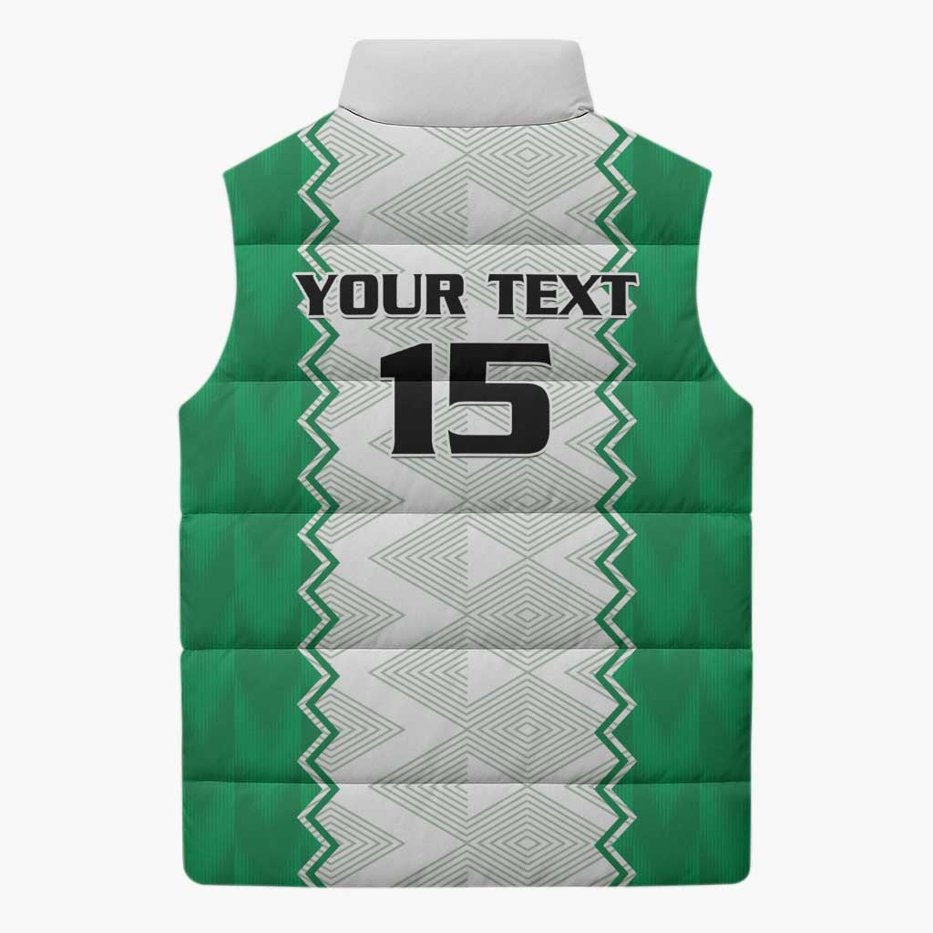 Nigeria Basketball Custom Sleeveless Puffer Jacket Go DTigers