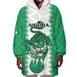 Afro Basketball Custom Nigeria Wearable Blanket Hoodie Go Champions DTigers - African Pride