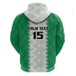 Afro Basketball Custom Nigeria Zip Hoodie Go Champions DTigers - African Pride