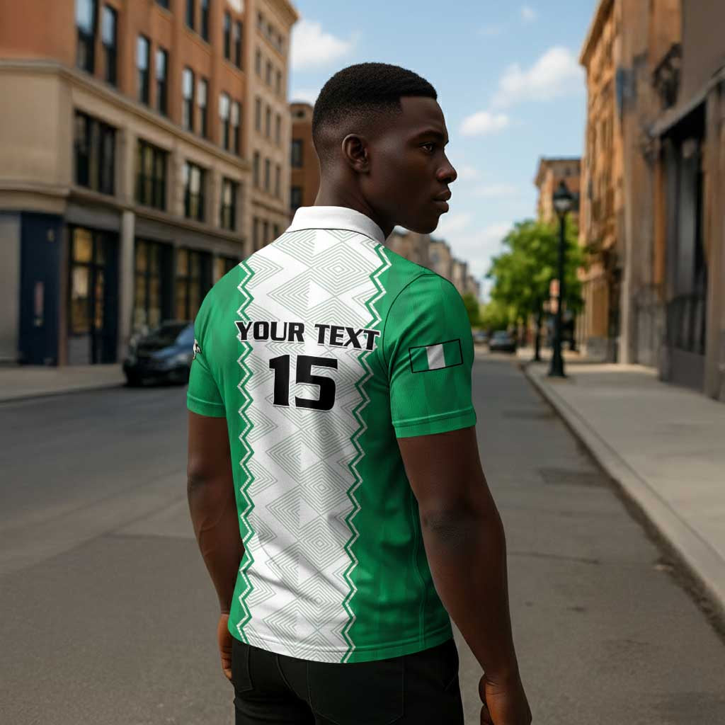 Nigeria Basketball Custom Zipper Polo Shirt Go DTigers