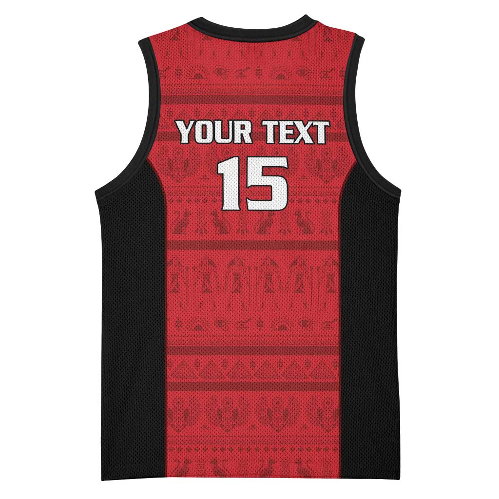 Afro Basketball Custom Egypt Basketball Jersey Come On Pharaohs LT15