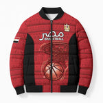 Egypt Basketball Custom Bomber Puffer Jacket Go Pharaohs