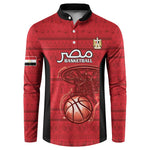 Egypt Basketball Custom Button Sweatshirt Go Pharaohs