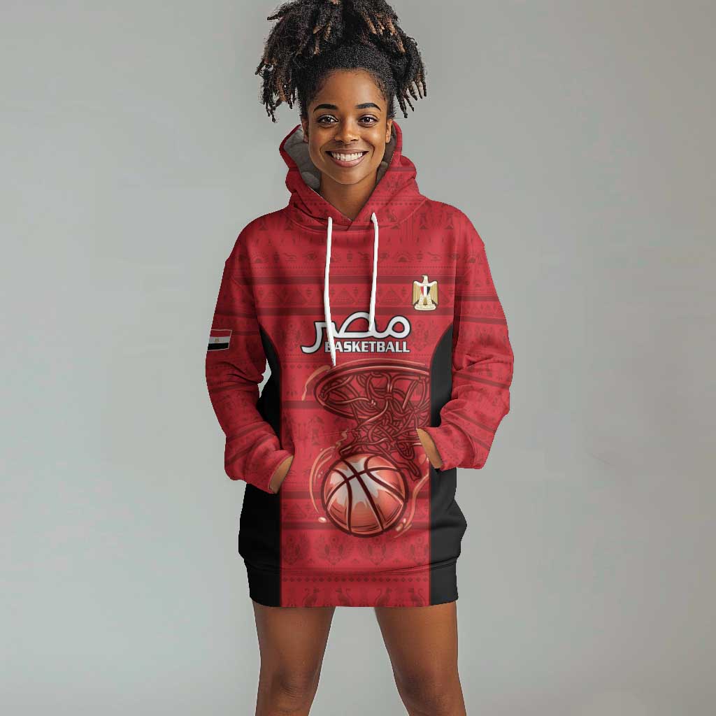 Afro Basketball Custom Egypt Hoodie Dress Come On Pharaohs - African Pride
