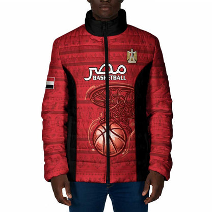 Egypt Basketball Custom Padded Jacket Go Pharaohs