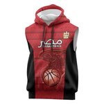 Afro Basketball Custom Egypt Sleeveless Hoodie Come On Pharaohs - African Pride