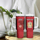 Afro Basketball Custom Egypt Tumbler With Handle Come On Pharaohs - African Pride