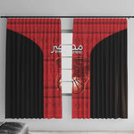 Afro Basketball Egypt Window Curtain Come On Pharaohs - African Pride