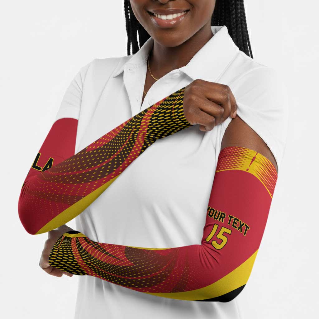 Angola Basketball Custom Arm Sleeves Go Champions