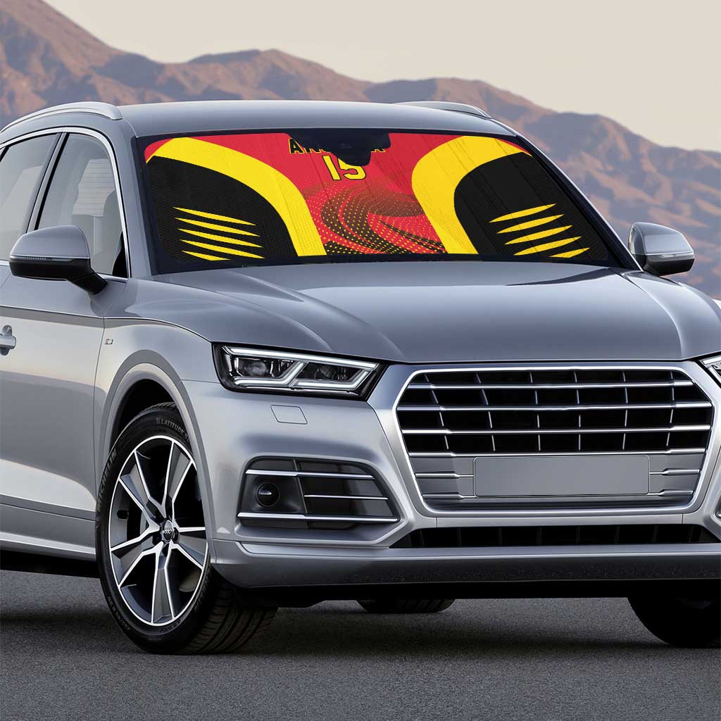 Angola Basketball Custom Auto Sun Shade Go Champions