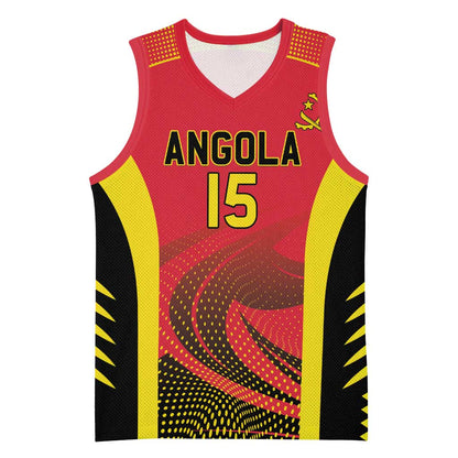 Afro Basketball Custom Angola Basketball Jersey Go Champions LT15