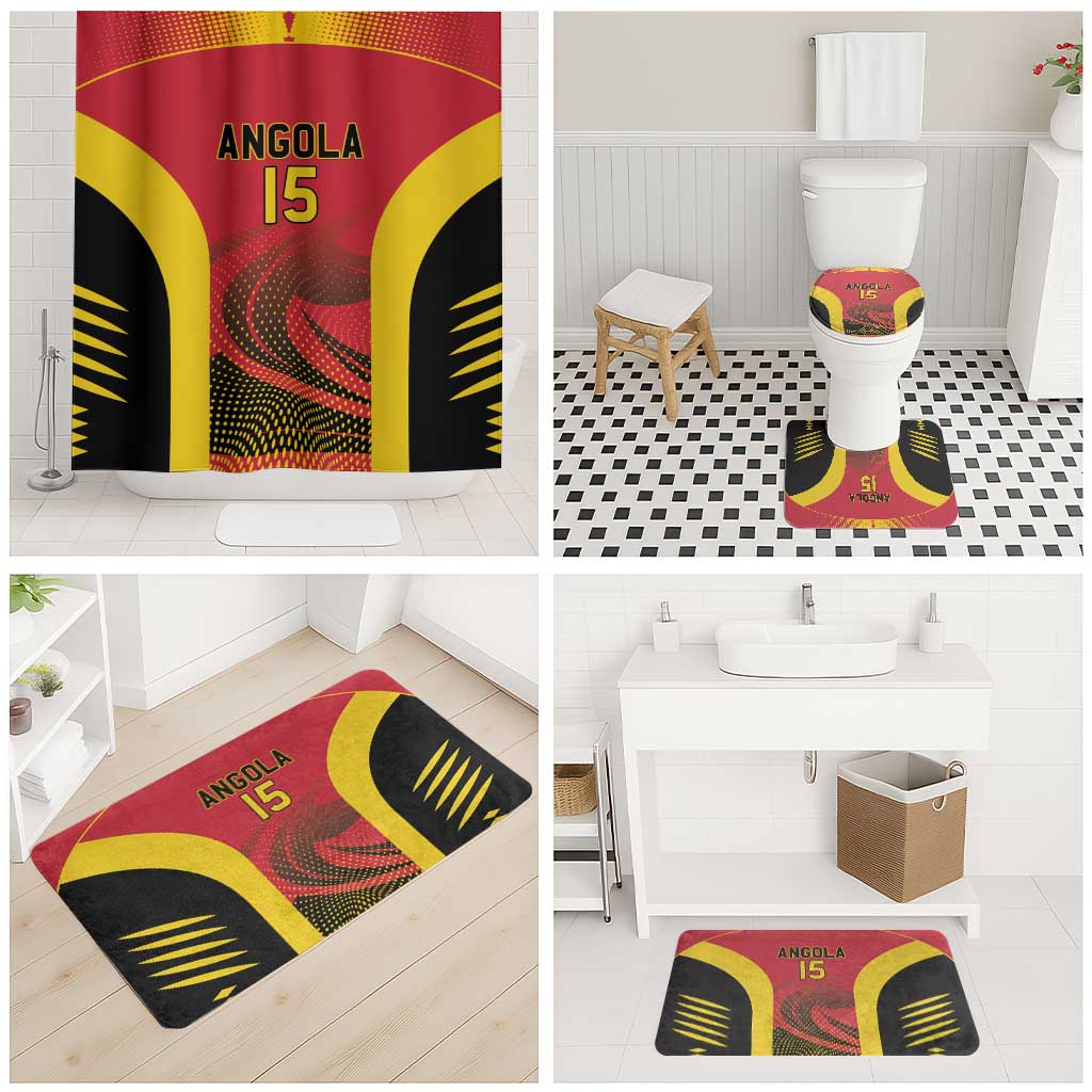 Angola Basketball Custom Bathroom Set Go Champions