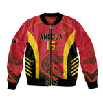 Afro Basketball Custom Angola Bomber Jacket Go Champions - African Pride