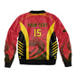 Afro Basketball Custom Angola Bomber Jacket Go Champions - African Pride