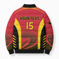 Angola Basketball Custom Bomber Puffer Jacket Go Champions