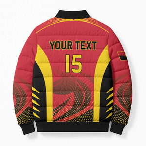 Angola Basketball Custom Bomber Puffer Jacket Go Champions
