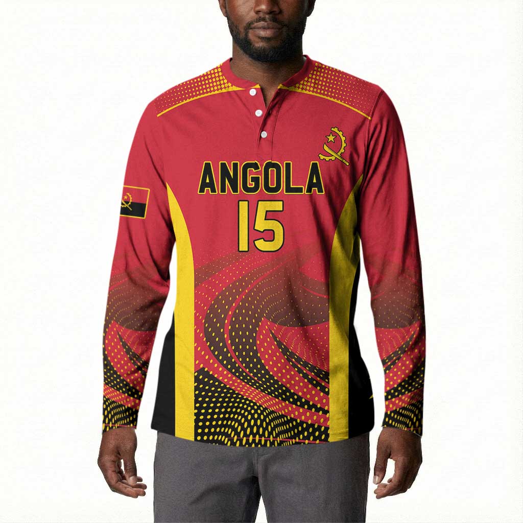 Angola Basketball Custom Button Sweatshirt Go Champions