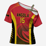 Angola Basketball Custom Cross Shoulder Shirt Go Champions