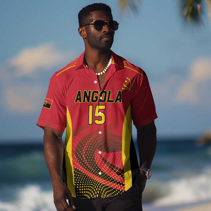 Afro Basketball Custom Angola Hawaiian Shirt Go Champions - African Pride