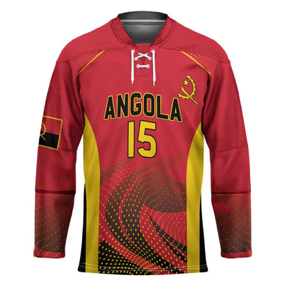 Angola Basketball Custom Hockey Jersey Go Champions
