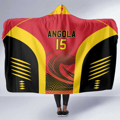 Afro Basketball Custom Angola Hooded Blanket Go Champions - African Pride
